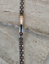 Çift Renkli (Gümüş & Rose Gold) Vidalı Plaka Çelik Erkek Bileklik Çift Renkli (Gümüş & Rose Gold) Vidalı Plaka Çelik Erkek Bileklik