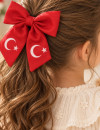 Kırmızı Ay Yıldız Fiyonk Toka